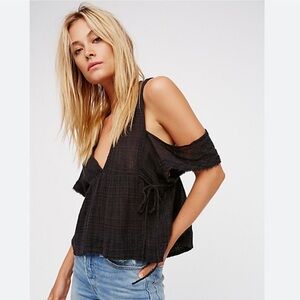 Free People One Gauze Indus Top